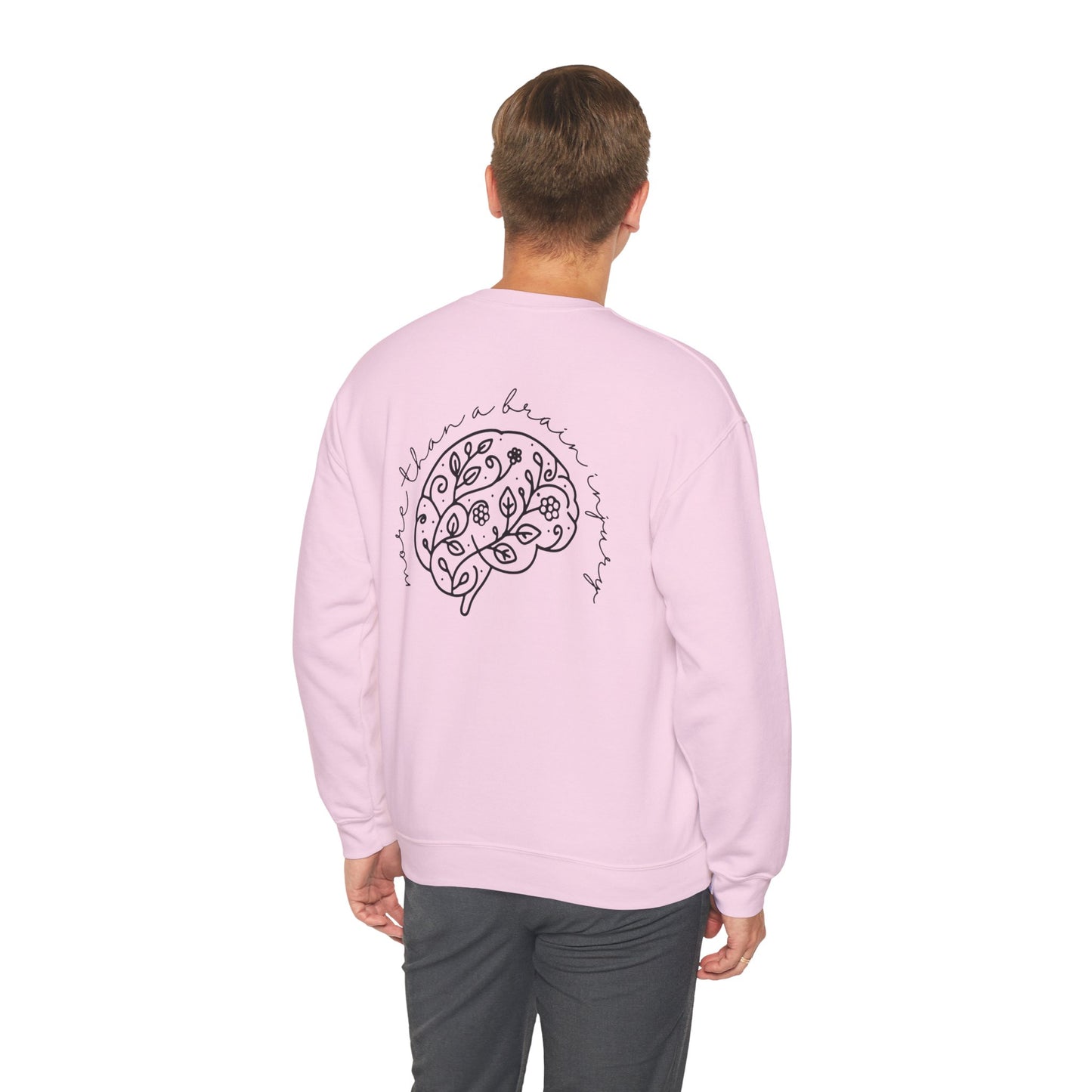 “More Than A Brain Injury” Unisex Heavy Blend™ Crewneck Sweatshirt